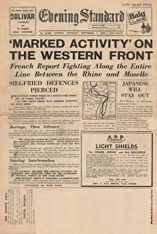 Germanys: French troops break the Siegfried Line