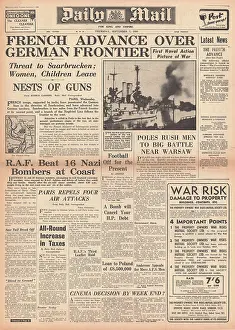 Germanys: French troops break the Siegfried Line
