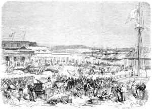 Unloaded: French troops at Tampico