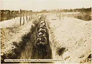 Defences: French troops WWI