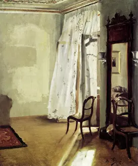 Blows: French Window, by Menzel