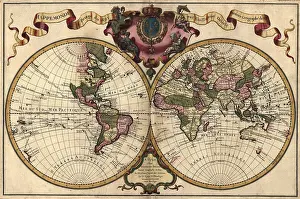 Delisle: French world map shows nautical exploration ?