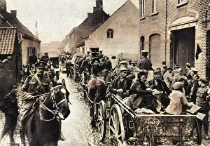 Freeing: French World War One refugees
