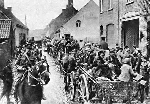 Freeing: French World War One refugees