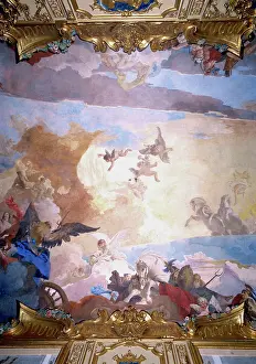 Tiepolo: Detail of the fresco by