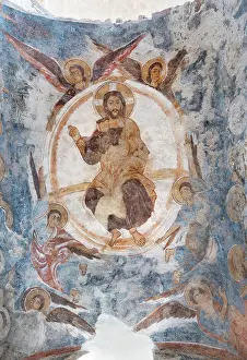 Vault: Fresco, Byzantine Cattolica, Stilo, Calabria, Italy