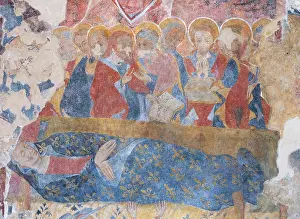 Disciple: Fresco, Byzantine Cattolica, Stilo, Calabria, Italy