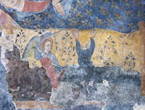 Calabria: Fresco, Byzantine Cattolica, Stilo, Calabria, Italy