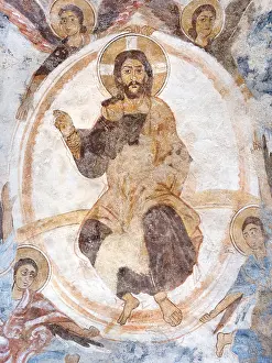 Vault: Fresco, Byzantine Cattolica, Stilo, Calabria, Italy