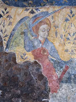Calabria: Fresco, Byzantine Cattolica, Stilo, Calabria, Italy