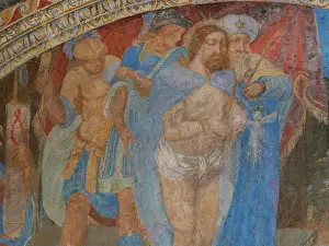 Mosnier: Fresco, Chapel, Chateau de Villesavin, Tour-en-Sologne