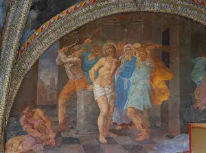 Mosnier: Fresco, Chapel, Chateau de Villesavin, Tour-en-Sologne