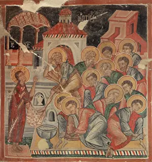 Berat: Fresco, Church of Saints Constantine and Helen