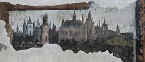 Cordeliers: Fresco, Couvent de la Beaumette, Angers, Maine-et-Loire