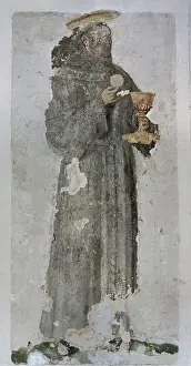 Danjou: Fresco, Couvent de la Beaumette, Angers, Maine-et-Loire