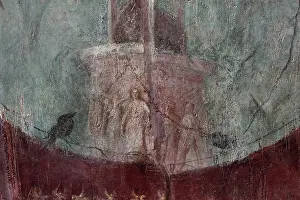 Frigidarium: Fresco detail, House of the Cryptoporticus, Pompeii, Italy