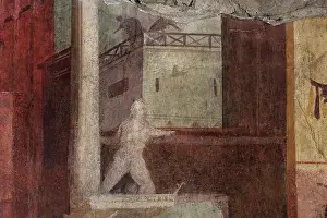 Frigidarium: Fresco detail, House of the Cryptoporticus, Pompeii, Italy