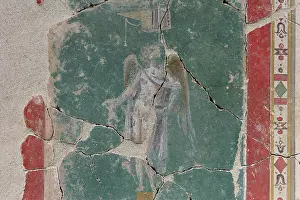Syrinx: Fresco, Empuries Museum, Empuries, Catalonia, Spain