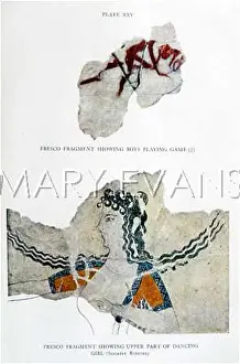 Minos: FRESCO FRAGMENTS/KNOSSOS