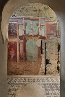 Annunziata: Fresco, Frigidarium, House of the Cryptoporticus