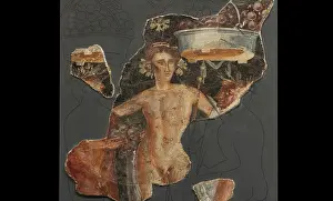 1st Century Ad: Fresco, Museo Nacional de Arte Romano, Merida, Extremadura