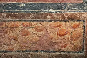 Mnar: Fresco, Museo Nacional de Arte Romano, Merida, Extremadura
