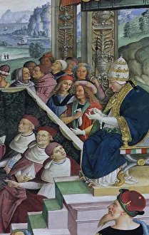 Pinturicchio: Fresco, Piccolomini Library, Siena Cathedral