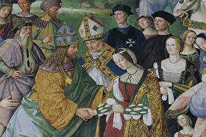 Pinturicchio: Fresco, Piccolomini Library, Siena Cathedral