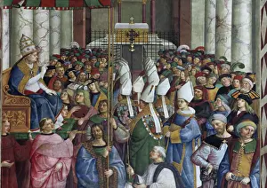 Pinturicchio: Fresco, Piccolomini Library, Siena Cathedral