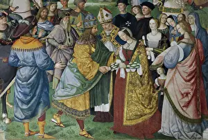 Pinturicchio: Fresco, Piccolomini Library, Siena Cathedral