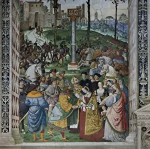 Pinturicchio: Fresco, Piccolomini Library, Siena Cathedral