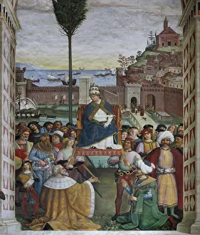 Pinturicchio: Fresco, Piccolomini Library, Siena Cathedral