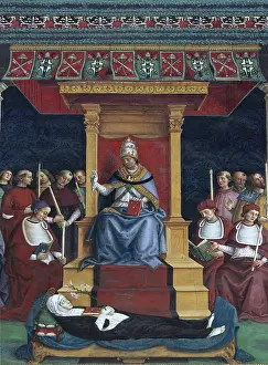 Pinturicchio: Fresco, Piccolomini Library, Siena Cathedral