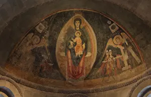 Pedret: Fresco, Romanesque Apse, The Met Cloisters, New York, USA