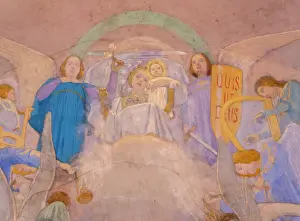 Cambril: Fresco, Sala del Cambril, Basilica, Santa Maria de Montserrat