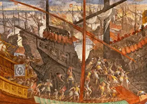 1625: Fresco, Second floor reception room