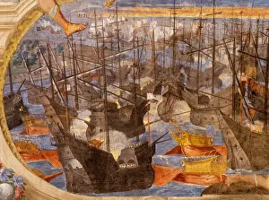 1625: Fresco, Second floor reception room