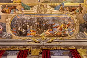 1625: Fresco, Second floor reception room