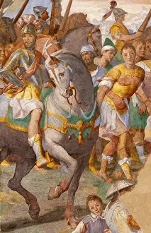 1625: Fresco, Second floor reception room
