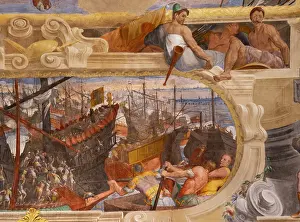 1625: Fresco, Second floor reception room