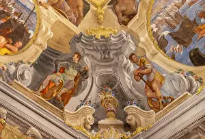 1625: Fresco, Second floor reception room