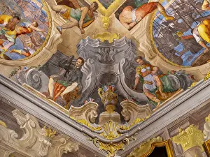 1625: Fresco, Second floor reception room