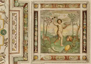Barozzi: Fresco, Spring Room, Villa Farnese, Caprarola, Lazio, Italy