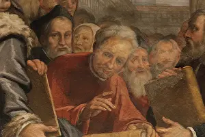 Ghibellina: Fresco, Studio, Casa Buonarotti, Florence, Tuscany, Italy