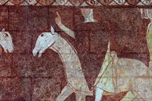 Templiers: Fresco, Templar Chapel, Commanderie de Cressac