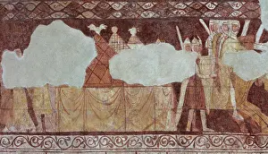 Templiers: Fresco, Templar Chapel, Commanderie de Cressac