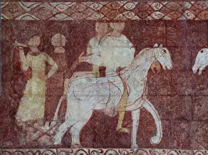 Templiers: Fresco, Templar Chapel, Commanderie de Cressac