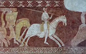 Templiers: Fresco, Templar Chapel, Commanderie de Cressac