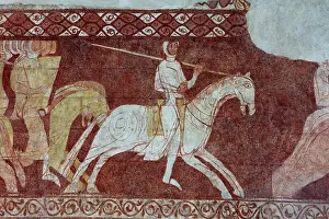 Templiers: Fresco, Templar Chapel, Commanderie de Cressac