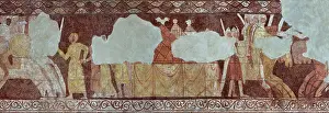 Saracen: Fresco, Templar Chapel, Commanderie de Cressac